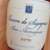 Baron de Sigognac 1970 Vintage Armagnac 70cl