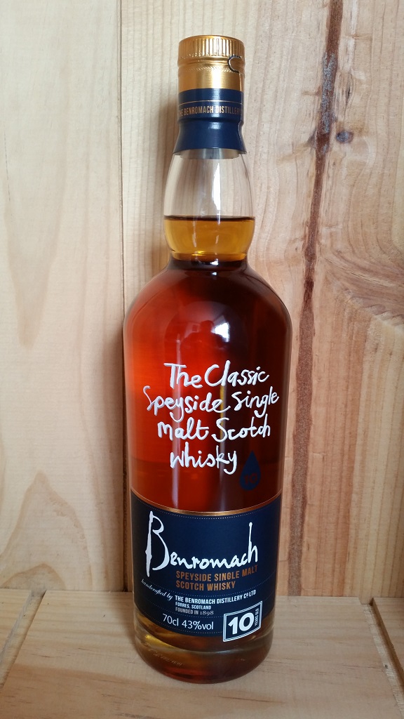 Benromach 10 Year Old Speyside Single Malt Whisky 43%