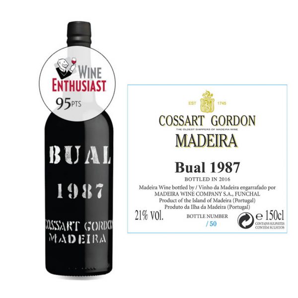 Cossart Gordon 1987 Bual Vintage Madeira 3L Jeroboam