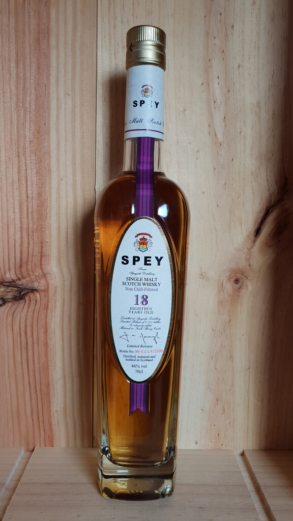 SPEY 18 Year Old Speyside Single Malt Whisky 46%