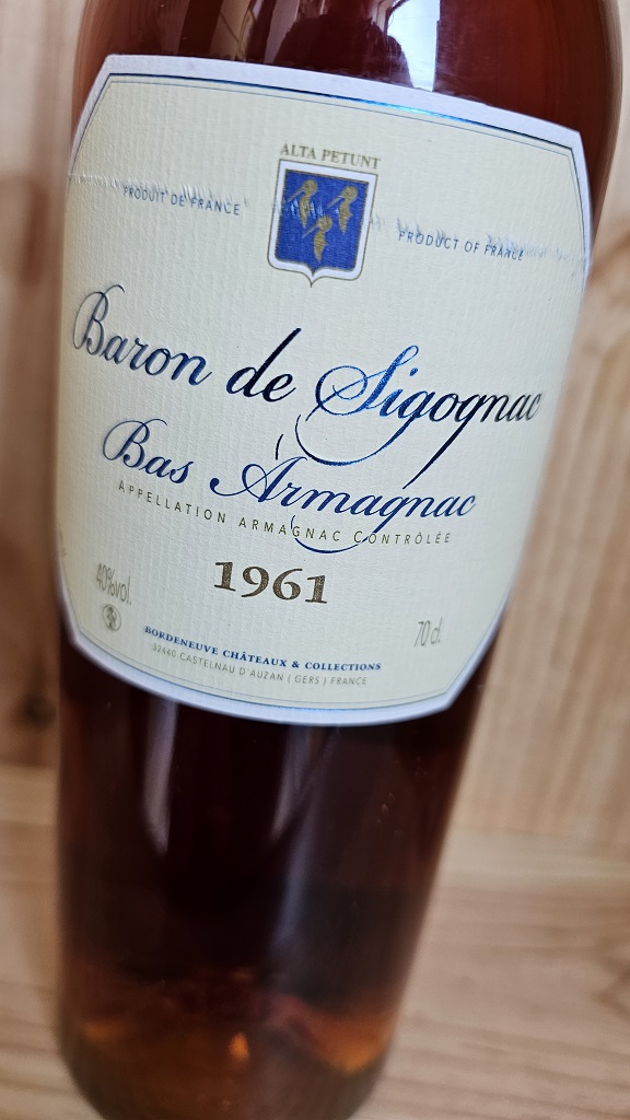 Baron de Sigognac 1961 Vintage Armagnac 70cl