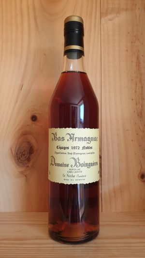 Domaine Boingneres 1972 Vintage Armagnac Cépages Nobles 47%