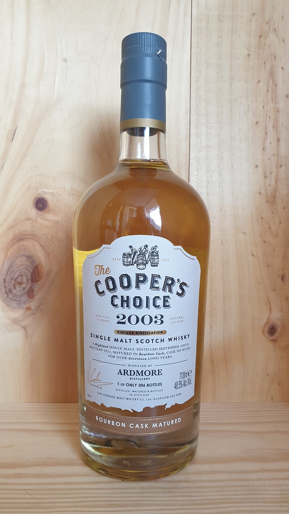 The Coopers Choice Ardmore 2003 Bourbon Cask Matured 48.5%