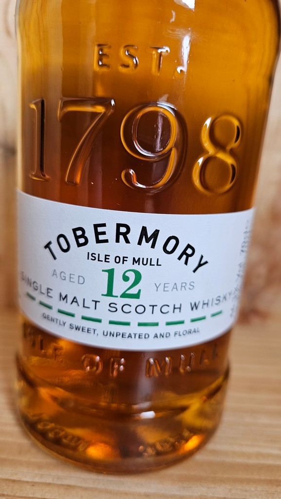 Tobermory 12 Year Old Isle of Mull Single Malt Scotch Whisky 46.3% |  Fareham Wine Cellar